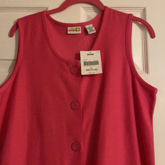 Ladies NWT Pink Beach Cover M - Picture 2 of 11